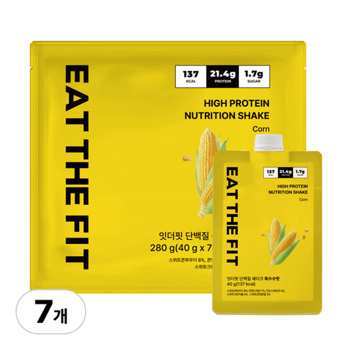 Eat the Fit Protein Shake 280g (7 units) - Corn