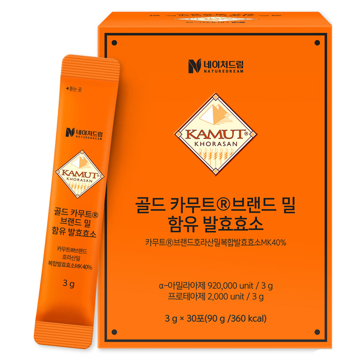 Gold Kamut Wheat Fermented Enzyme 1 Box (3g x 30 sticks)
