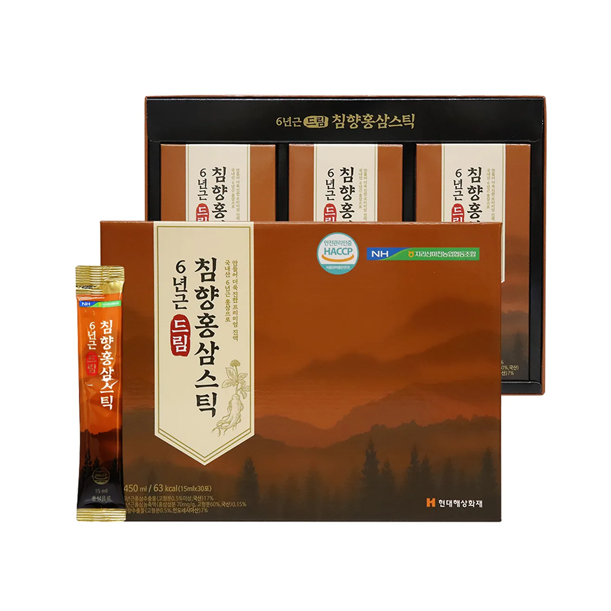 6-Year-Aged Premium Agarwood Red Ginseng 1 Box (15ml x 30 Sticks)