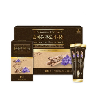 Premium Black Bellflower Root Extract 1 Box (300g, 30 Sticks)
