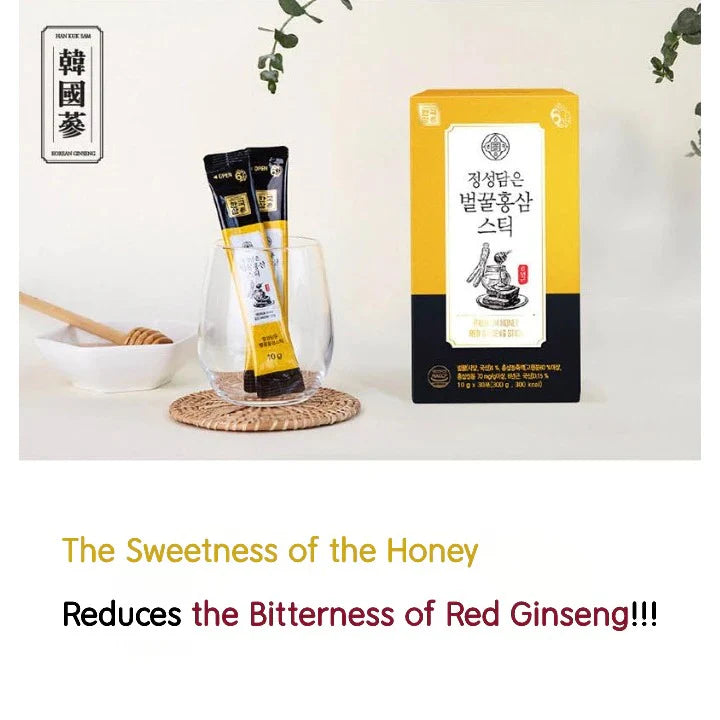 6-year-old Premium Honey Red Ginseng Stick (10g x 30 sticks)