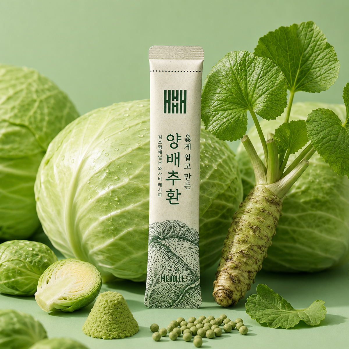 Kim So-hyung Correctly Made Cabbage Pills 1 Box (2g x 30 sticks)