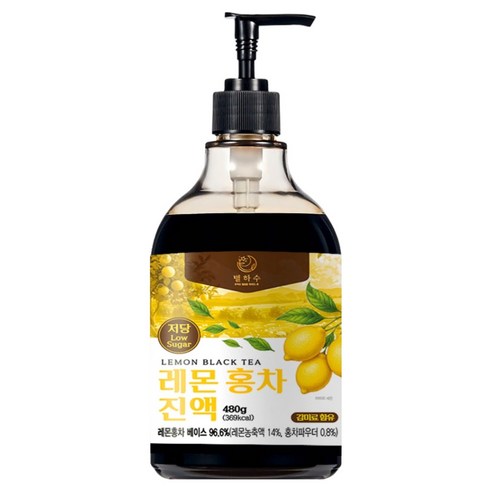 Byeolhasu Low-sugar Lemon Black Tea Concentrate 480 g