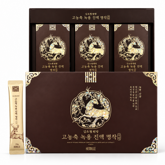 Kim Sohyung Premium Concentrated Deer Antler Extract (20g × 30 sticks)