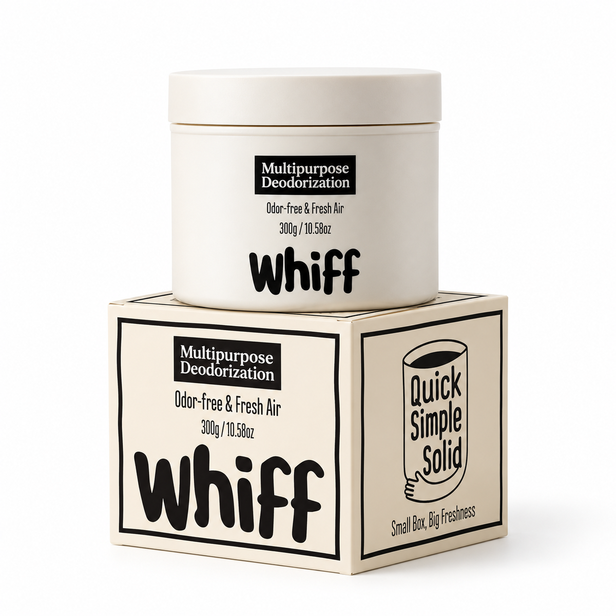 Solid Deodorizer - White 300g