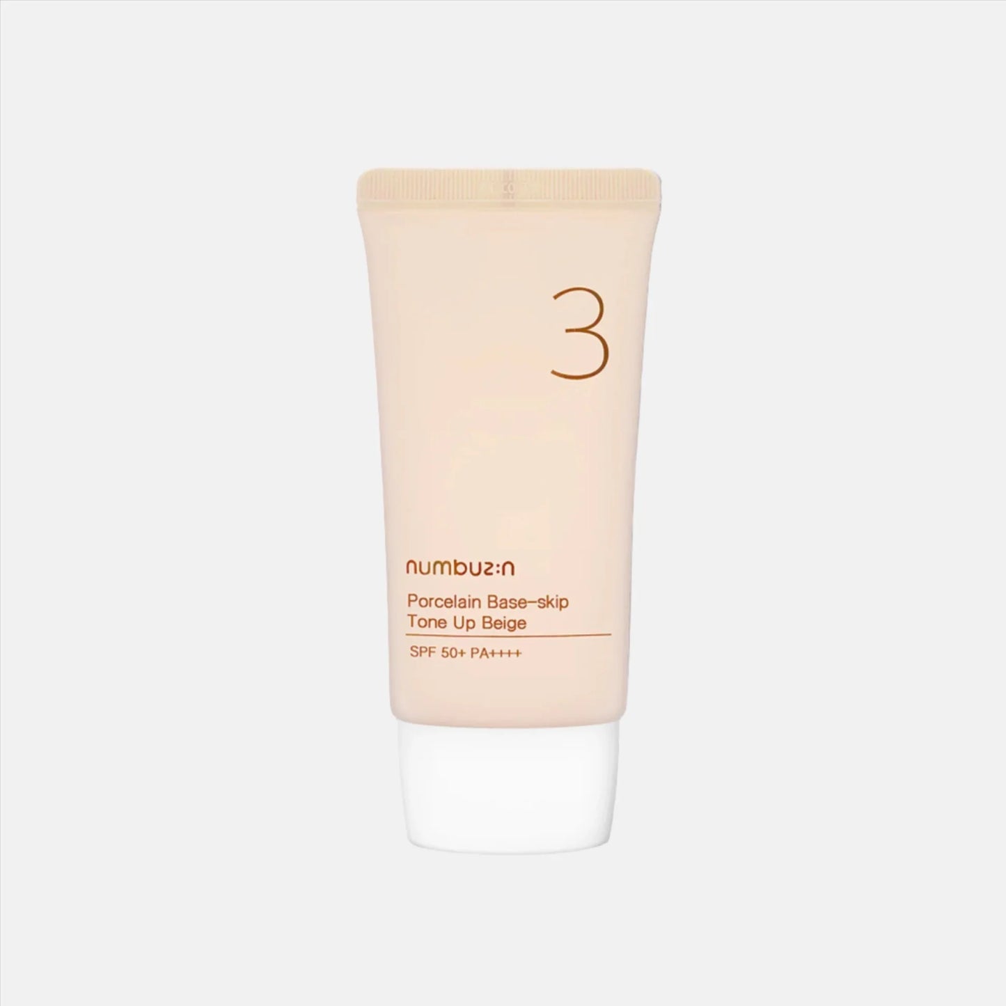 [Numbuzin] No.3 Porcelain Base-Skip Tone-Up Beige SPF50+ PA++++, 50ml