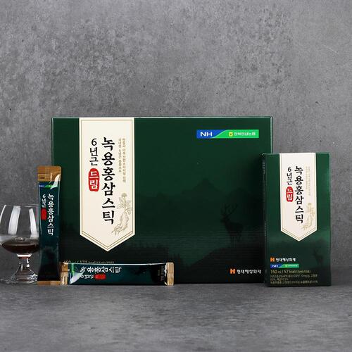 6-Year-Aged Dream Deer Antler Red Ginseng 1 Box (15ml × 30 Sticks)