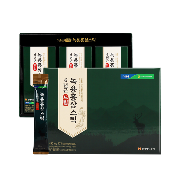 Nonghyup six-year-aged deer antler red ginseng box and liquid sticks