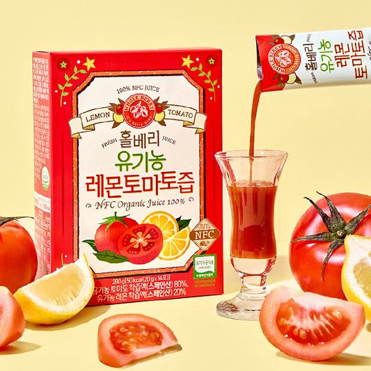Organic Lemon Tomato Juice 1 Box (20 g x 14 sticks)
