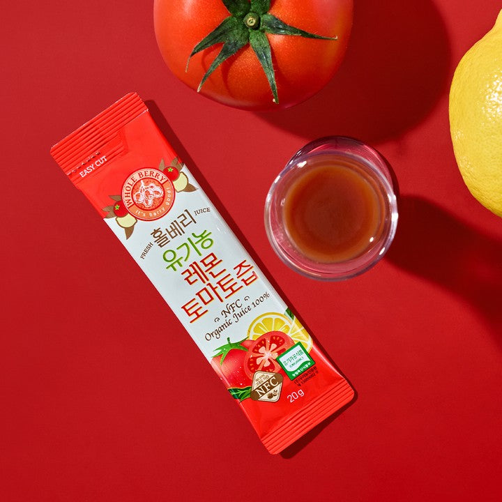 Organic Lemon Tomato Juice 1 Box (20 g x 14 sticks)