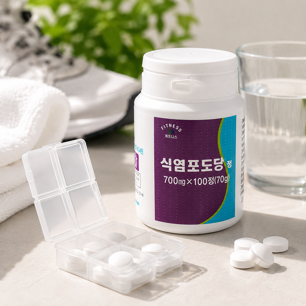 Saline Glucose (700mg x 100 tablets)