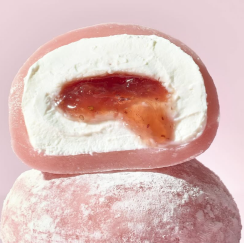 The Bareun Tteok Soft and Chewy Strawberry Cream Rice Cake (1.8kg, 5 boxes)