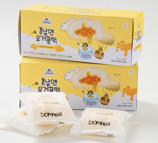 Yeosu Sister Spring Day Yogurt Honey Cream Rice Cake (1.8kg, 5 Boxes)