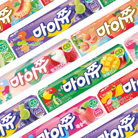 MyChew Strawberry Fruit Flavor Candy 44g, 1 Pack