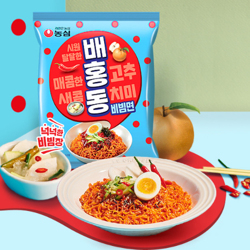 Baehongdong Bibimyeon Ramyeon 137g, 1 Pack