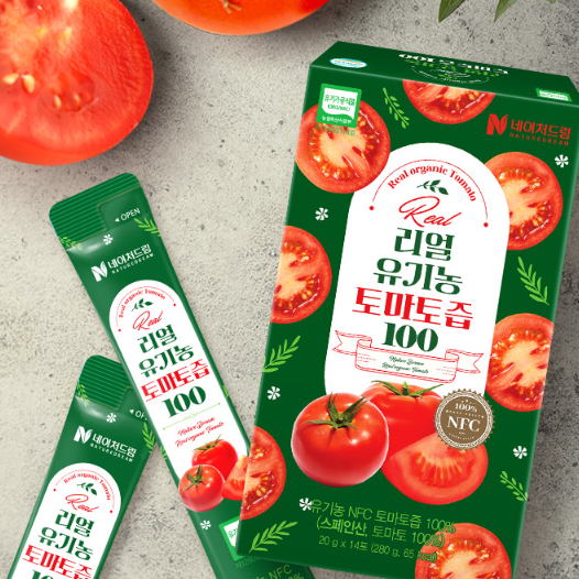 Real Organic Tomato Juice 100 1 Box (20g x 14 sticks)