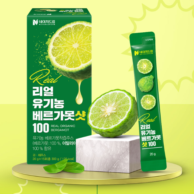 Real Organic Bergamot Shot 100 1 Box (20g x 15 sticks)