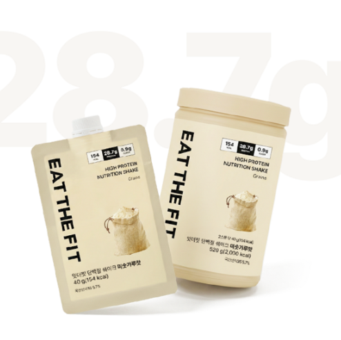 Eat the Fit Grains Flavor Protein Shake 280g, 1 Pack (7 pcs)