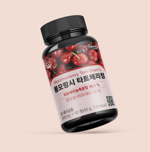 Montmorency Tart Cherry Supplement 1 Pack (500mg x 90 tablets)