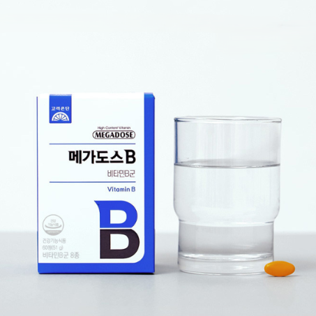 Mega Dose B Vitamin B Complex 1 Box (850mg x 60 Tablets)