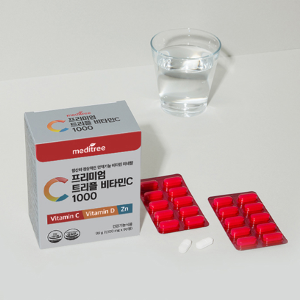 Premium Triple Vitamin C 1000 1 Box (1100mg x 90 tablets)