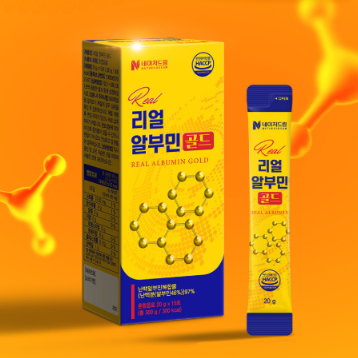 Real Albumin Gold 1 Box (20g x 15 sticks)