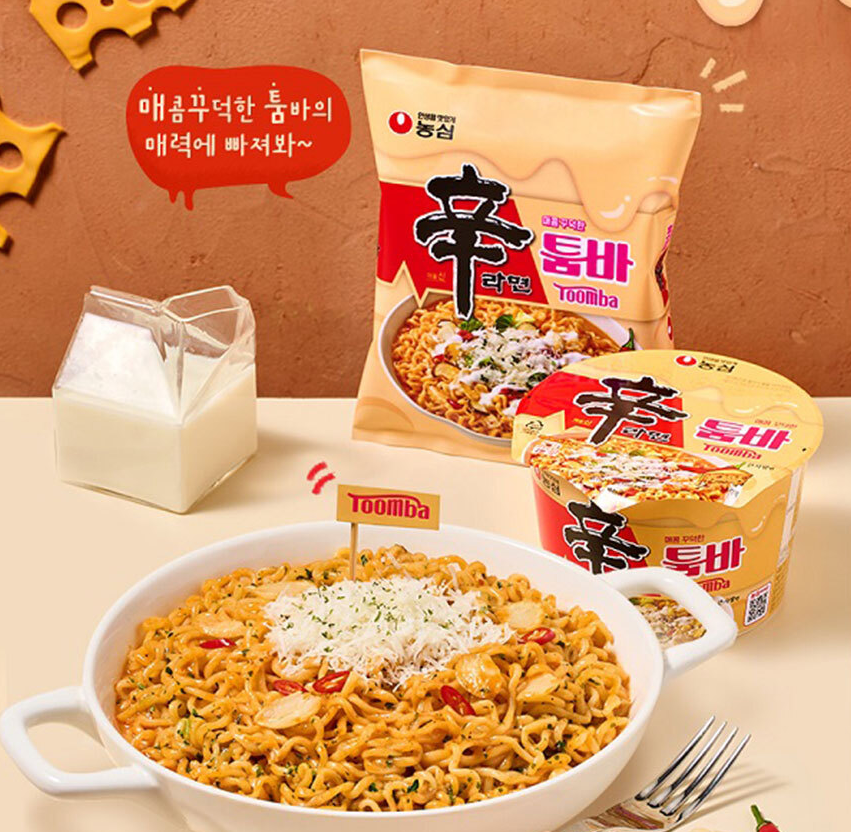 Shin Ramyun Toomba Spicy & Creamy Noodles (137g, 1 pc)
