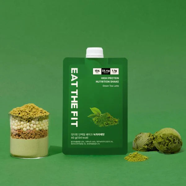 EAT THE FIT Green Tea Latte Protein Shake