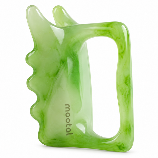 Body Gua Sha Massage Tool (1pc, green color)