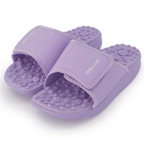 Purple Ballop Women’s Acupressure Massage Slippers with textured footbeds