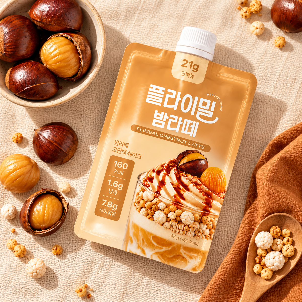 Protein Shake Night Latte (45g x 7 packs)