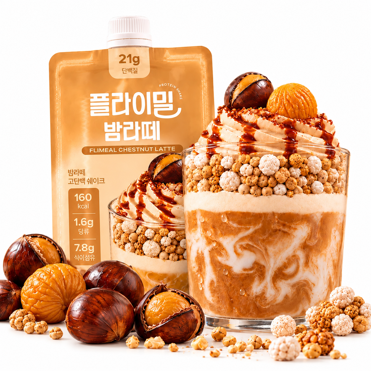 Protein Shake Night Latte (45g x 7 packs)