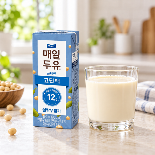 High-Protein Soymilk (190ml × 24)