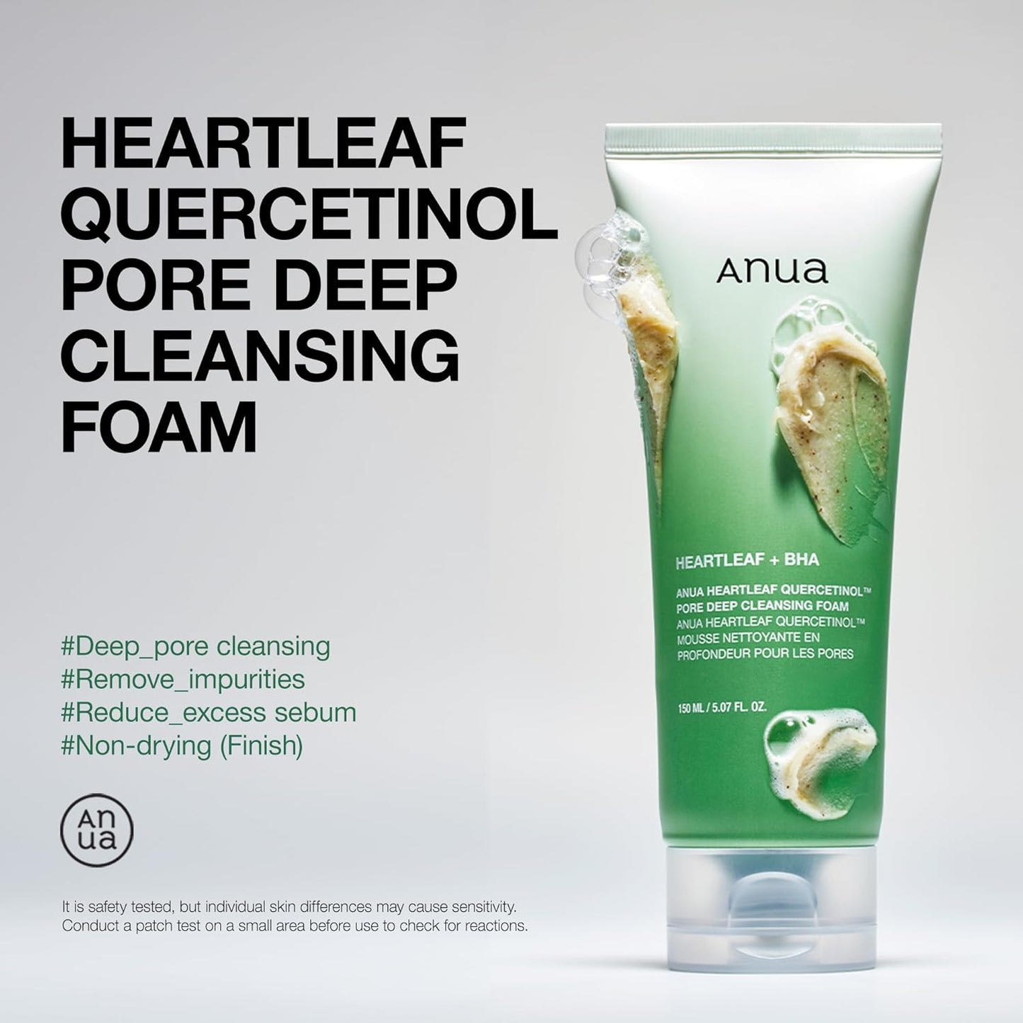 Heartleaf + BHA Quercetinol™ Pore Deep Cleansing Foam 150ml
