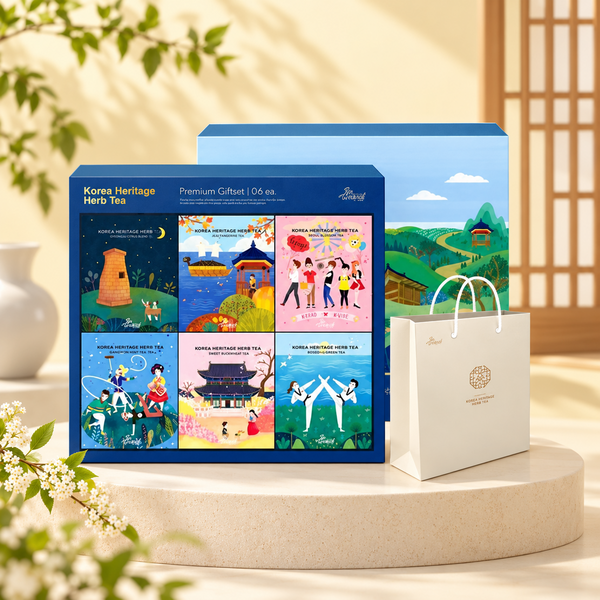 Korean Traditional Tea Gift Set (6 Types of Traditional Tea)