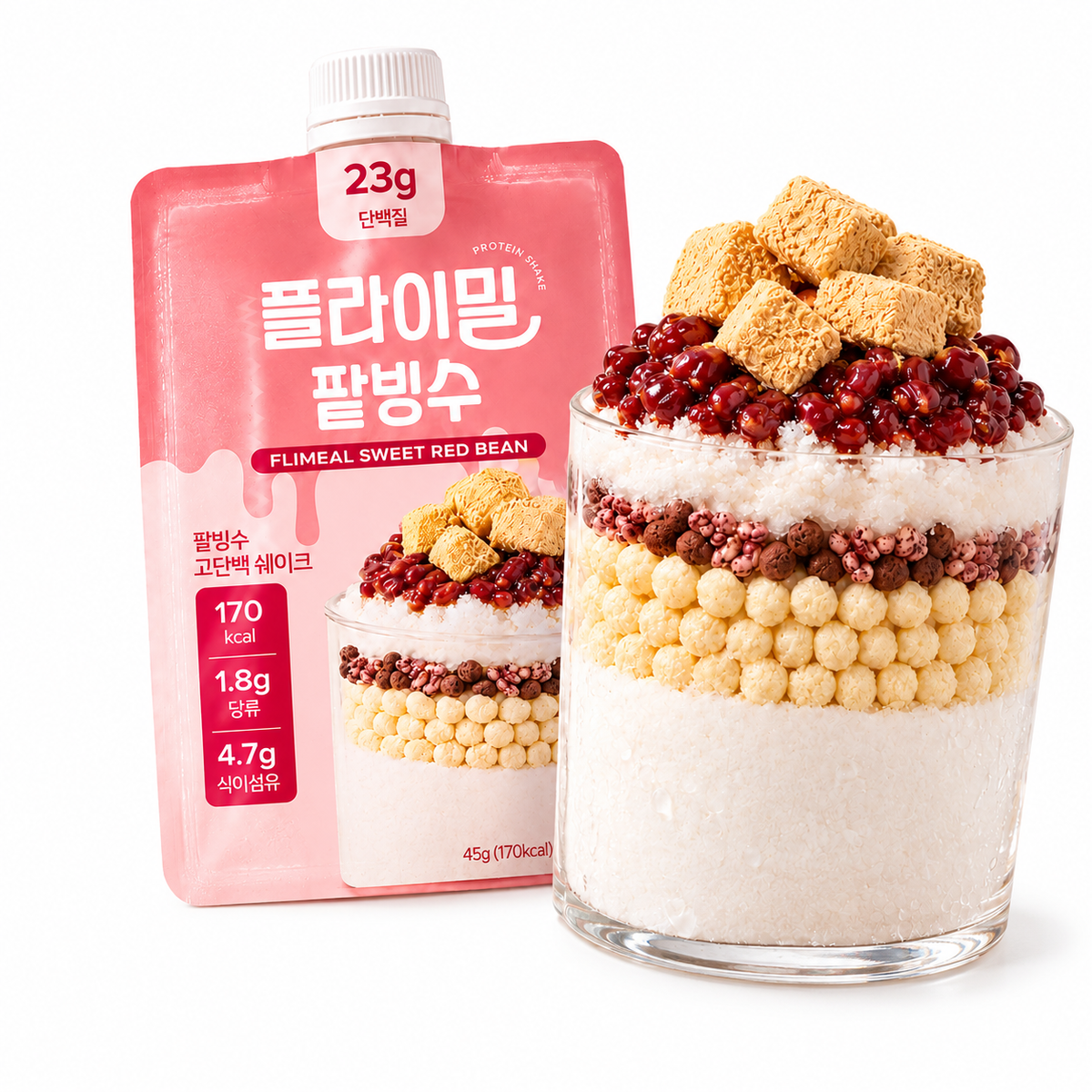 Protein Shake Sweet Red Bean (45g x 7 packs)