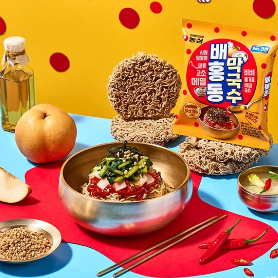 Baehongdong Makguksu Korean Buckwheat Noodles (114g,1pc)