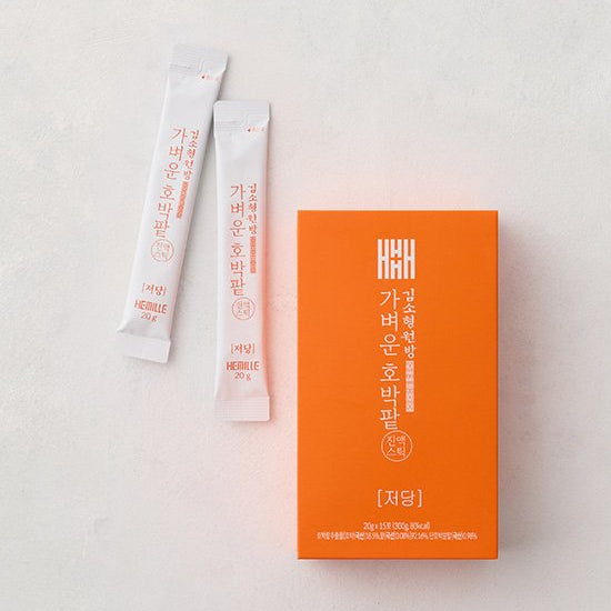 Low Sugar Pumpkin & Red Bean Extract 1 Box (25g x 15 Sticks)