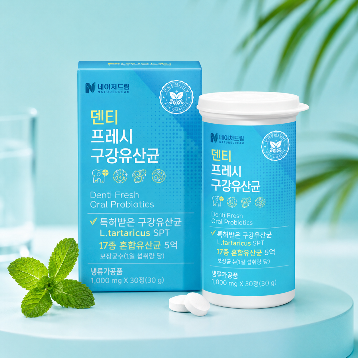 Denti Fresh Oral Probiotics 1 Pack (1000mg x 30 tablets)