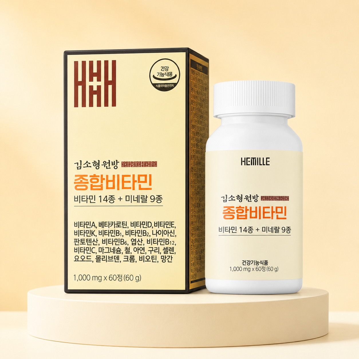 Kim So-hyung Multivitamin 1 Pack (1,000mg x 60 capsules)