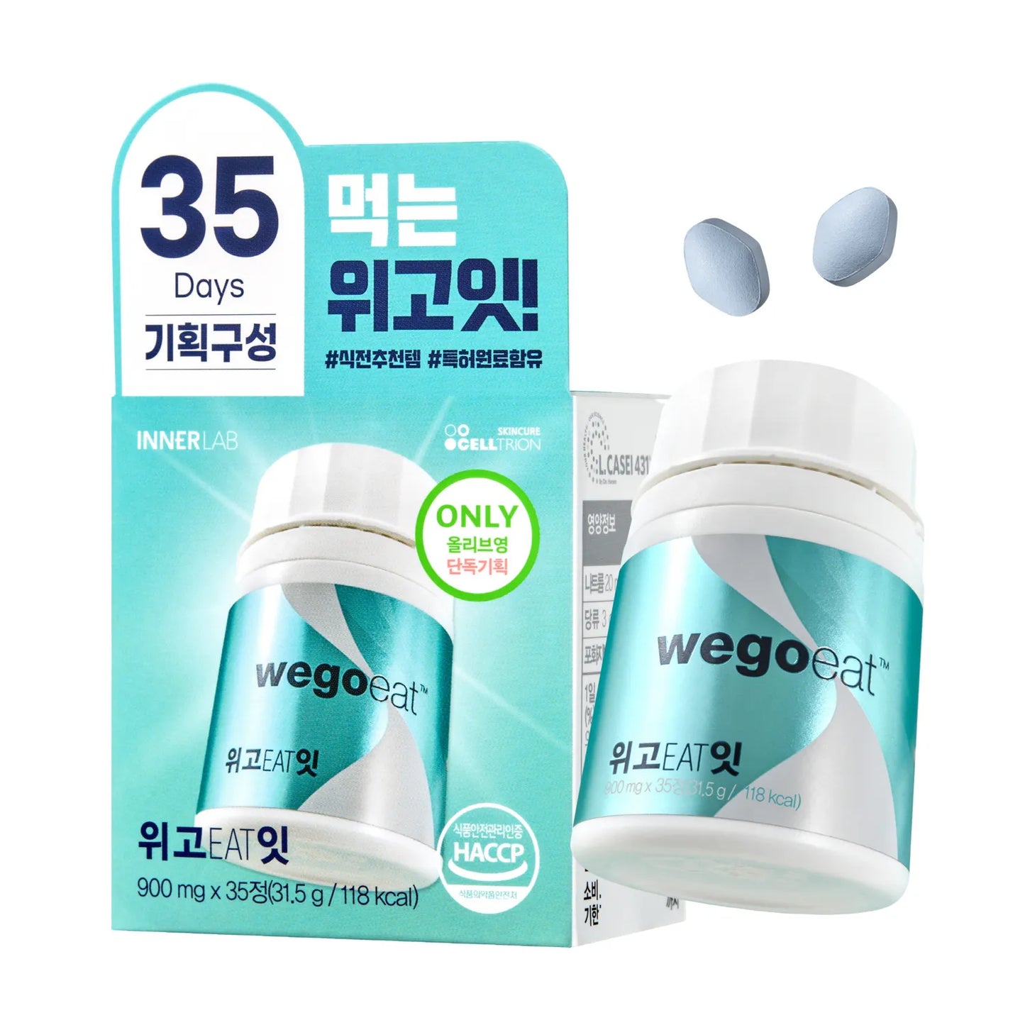 Celltrion We Go Eat 27g (900mg × 30 Tablets)