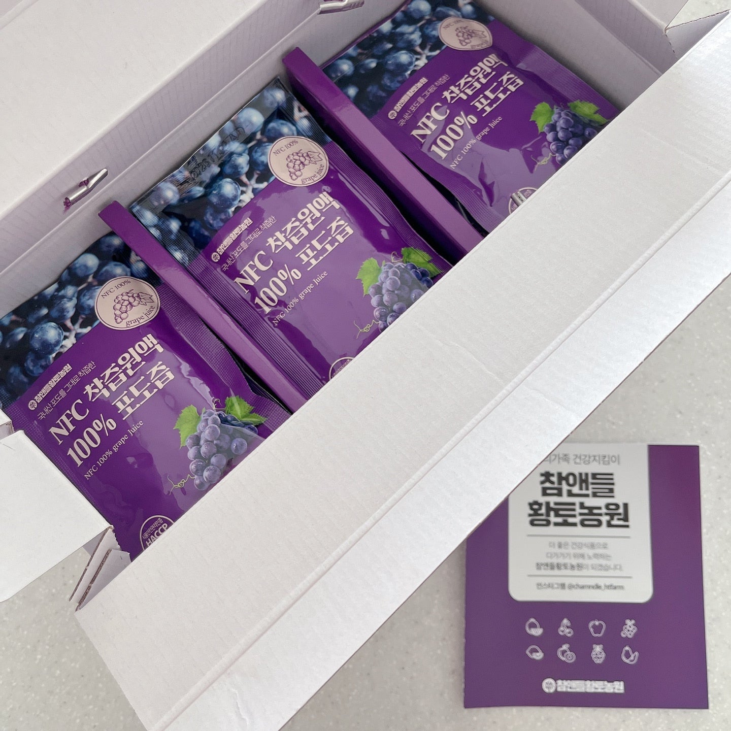 NFC Grape Juice 1 Box (30 Packets)