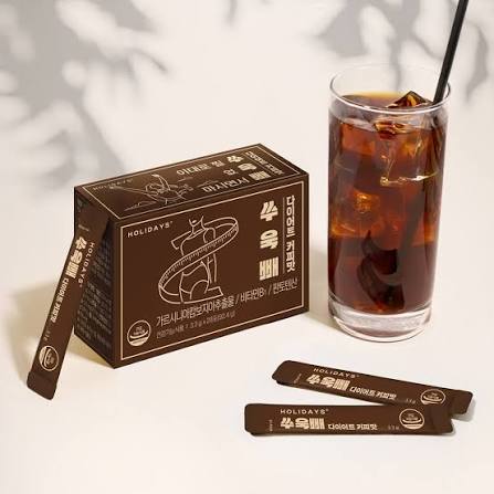 Ssuuk Bbae Diet Coffee Flavor 1 Box (3.3g x 28 sticks)