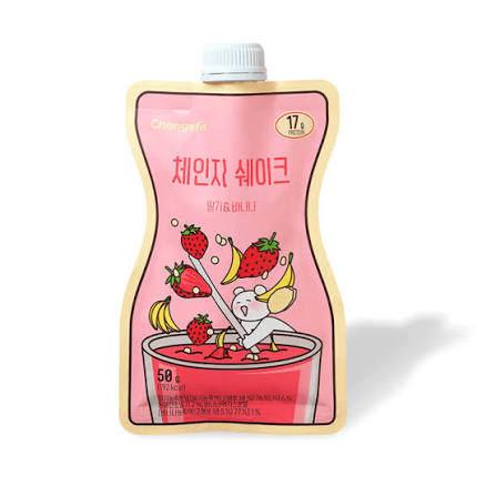 Strawberry Banana Flavor Protein Shake 50g