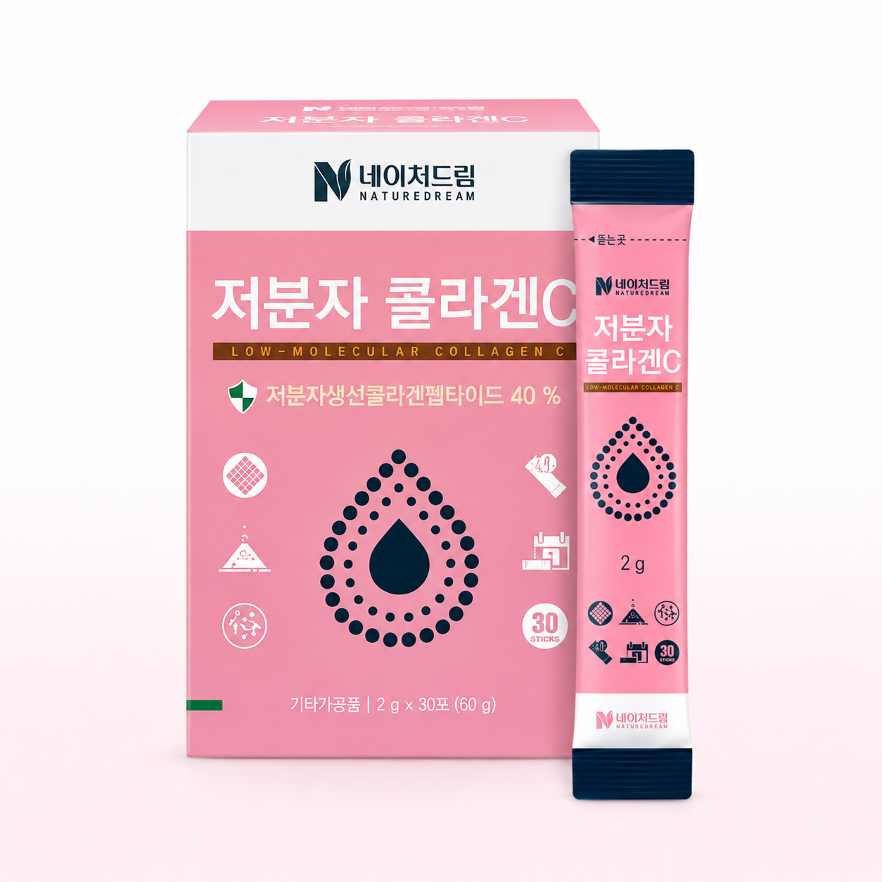 Low-Molecular Collagen C Powder Sticks (2g x 30 sticks)
