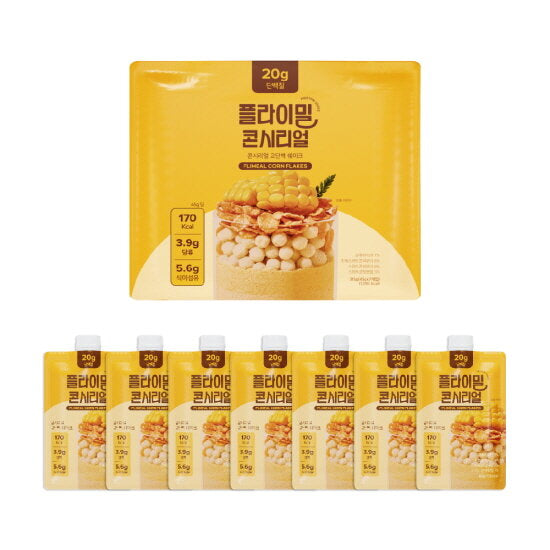 Protein Shake Pouch Corn Cereal (45g x 7 packs)