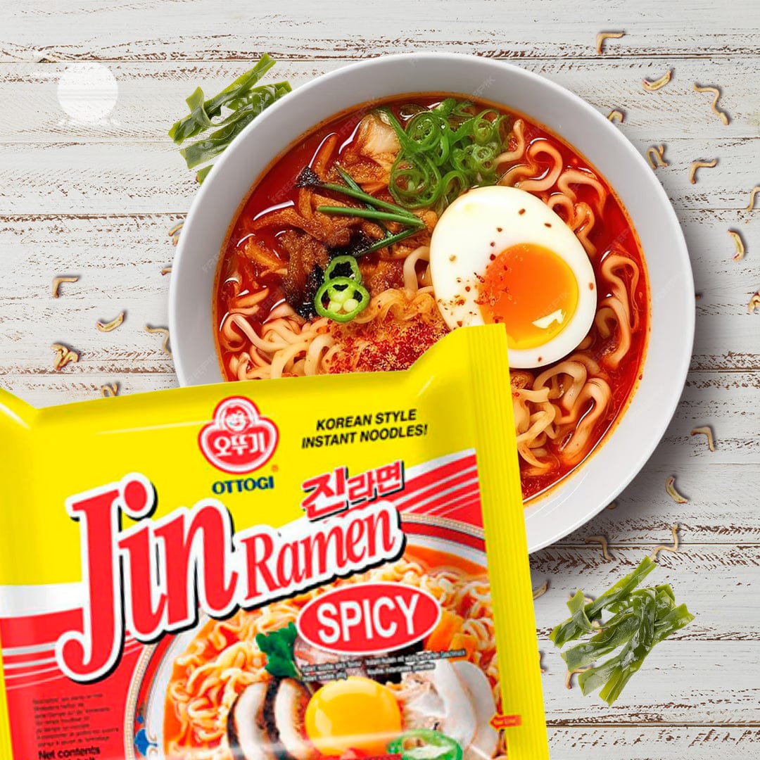 Ottogi Otoki Jin Ramyun Spicy | Kim's Basket