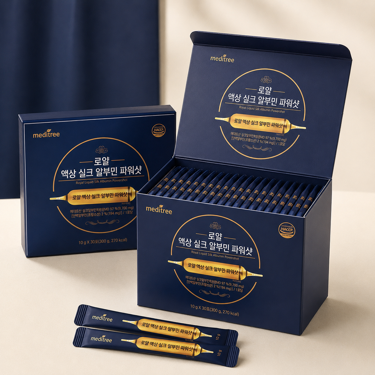 Royal Liquid Silk Albumin Power Shot (10g x 30 packets)